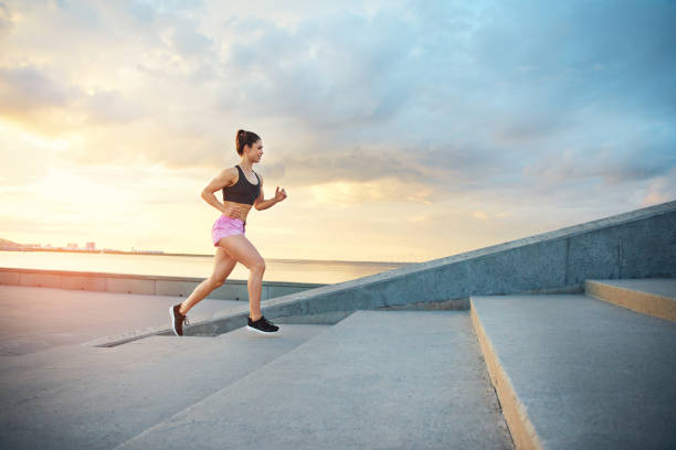 istock Young woman training on a morning run 681734250