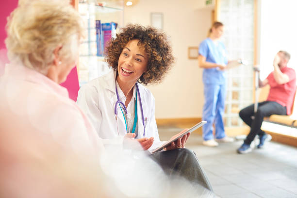 istock Good doctor and patient relationship 681737576