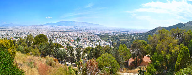 istock panoramic photo of Athens Greece 681747446