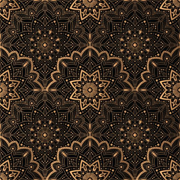 アールデコ パターン シームレスなベクトル - art deco pattern backgrounds ornate点のイラスト素材／クリップアート素材／マンガ素材／アイコン素材