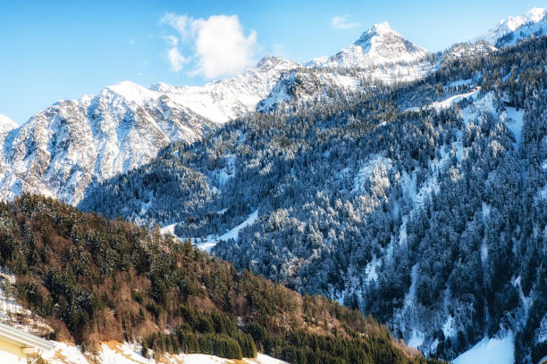istock Wonderful winter landscape of mountains 681767568