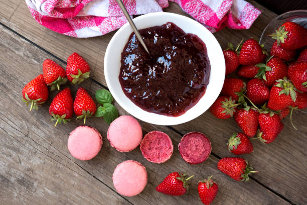 istock Homemade red strawberry jam 681771386