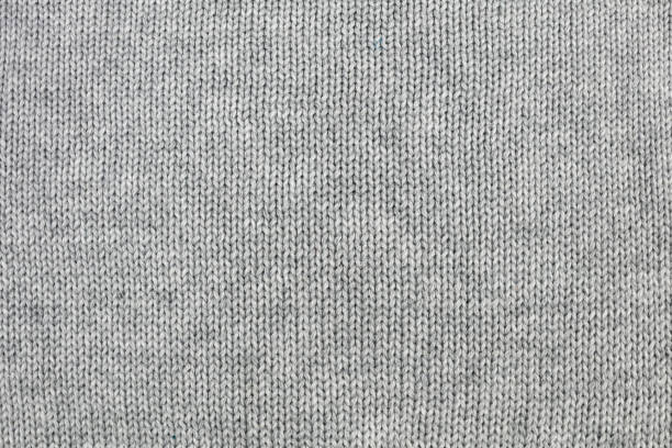 회색 니트 배경 - softness textured textile man made material 뉴스 사진 이미지