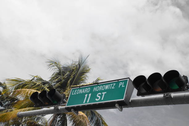 istock Street sign Miami Beach 681775910