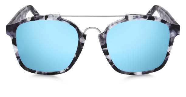 istock spotted sunglasses blue mirror lenses isolated on white background 681781376