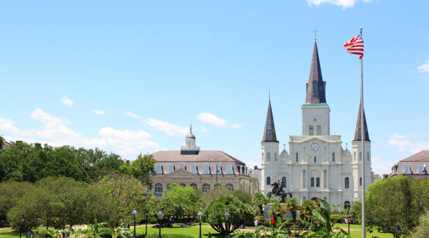 istock New Orleans at Jackson Square. Sunny Day 681810716