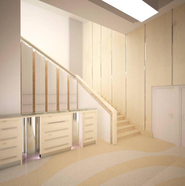 istock 3d rending of a office interior design 681820264