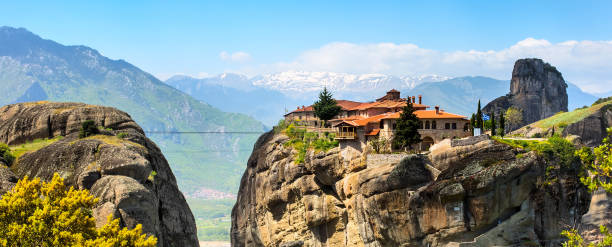 istock Agios Stefanos St Stefan Monastery on Meteora cliff, Greece 681828842