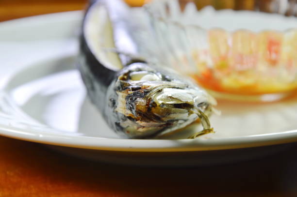 istock steamed Saba fish and spicy sauce 681834274
