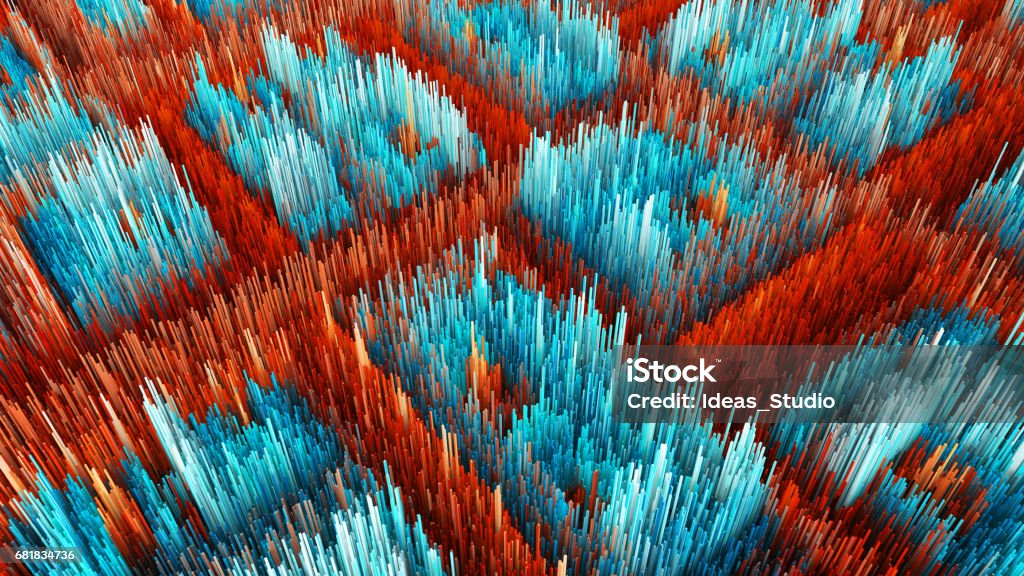 Abstract Rendering Structure 3d Illustration Of Abstract Macro Render Structure Stock Photo ...