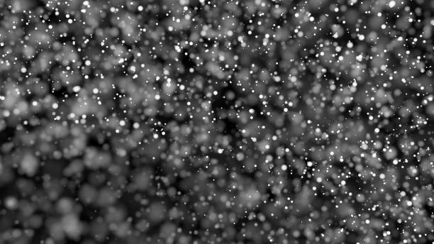 istock Beautiful monochrome bokeh blurred background defocused lights 681835004