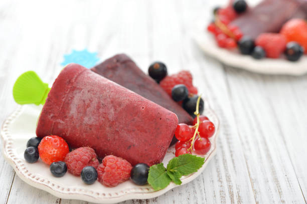 istock Homemade berry ice cream 681852728