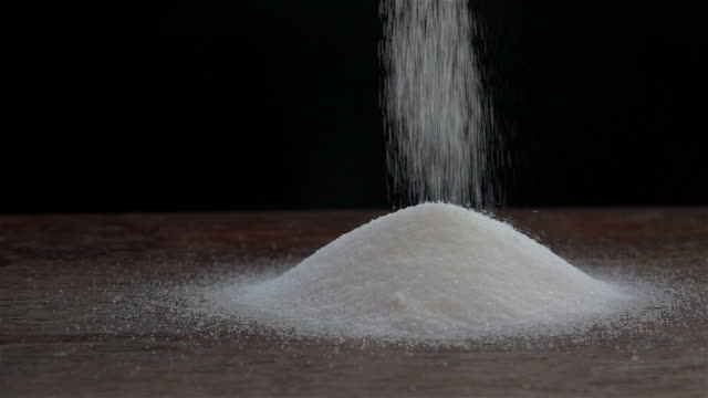 Sprinkle Salt Slow Motion
