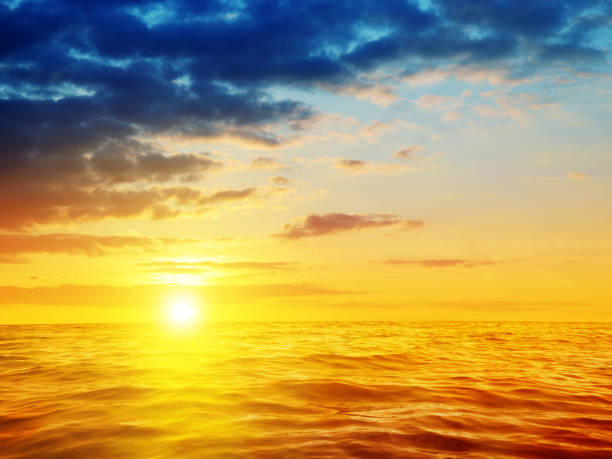 istock Colorful sunset sky above the sea. 681876492