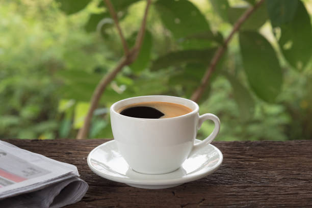 istock A cup of coffee and a newspaper 681882492