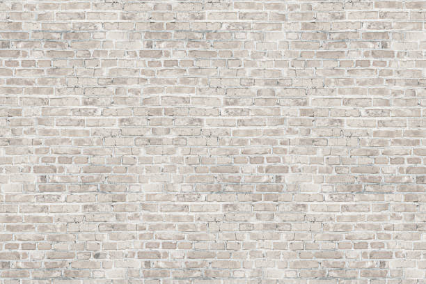 istock White wash brick wall texture for design. Background for your text or image. 681886634