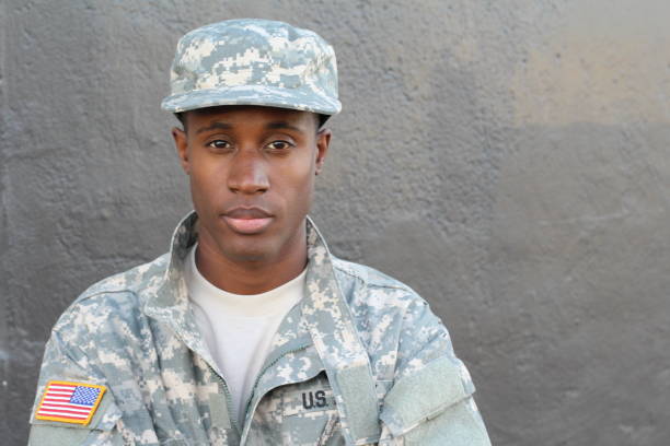istock African military male with neutral expression 681895612