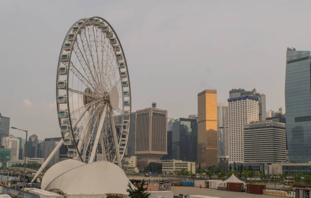 istock Hong Kong Harbor Ferris Wheel 681896230