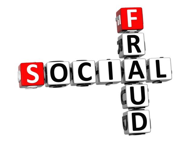 istock 3D Social Fraud Crossword 681898686
