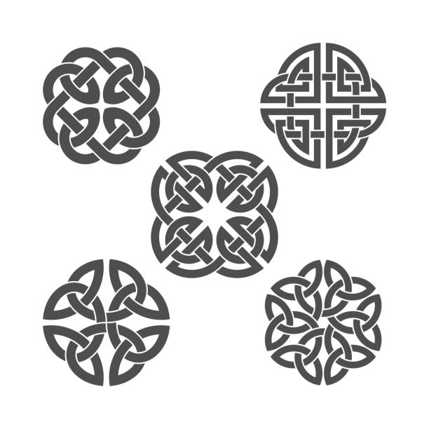 ケルト族の結び目のベクトル。民族の飾り。 - celtic cross cross cross shape celtic culture点のイラスト素材／クリップアート素材／マンガ素材／アイコン素材