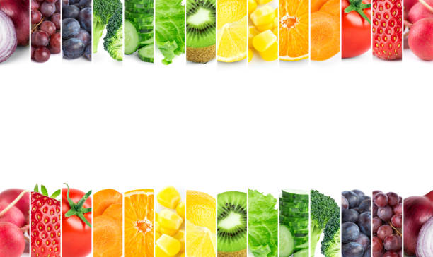 istock Fresh color fruits and vegetables 681922012