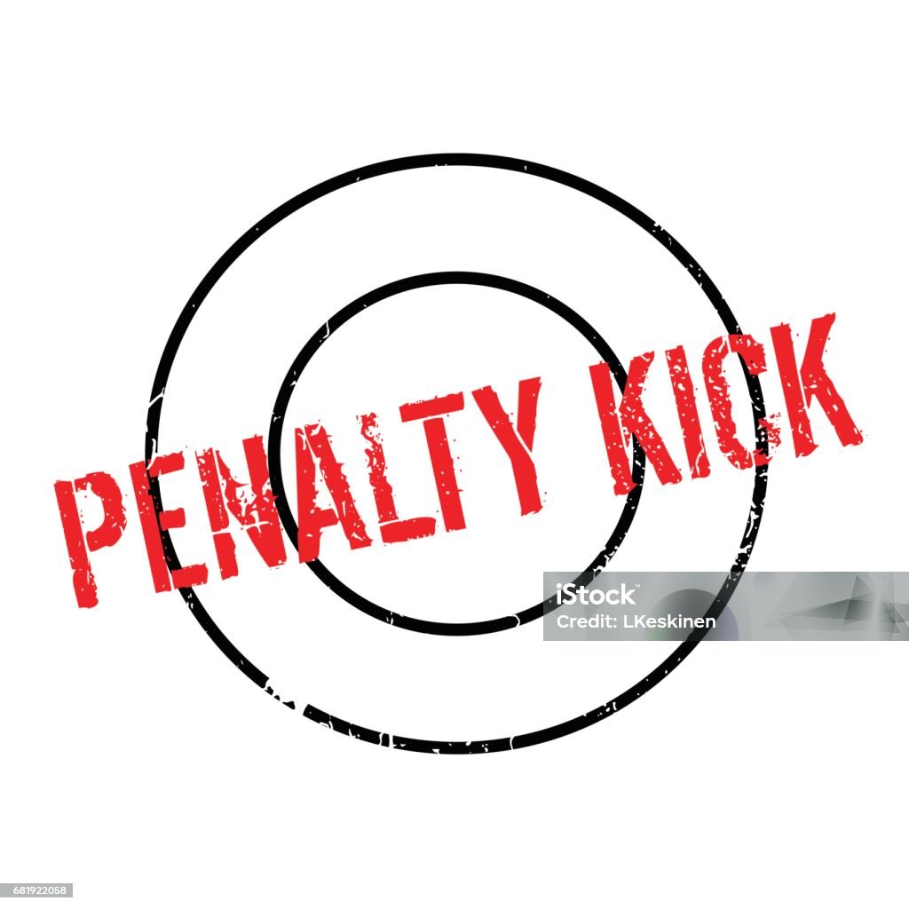 Penalitykick Penalty Kick Rubber Stamp Stock Illustration - Download Image Now ...