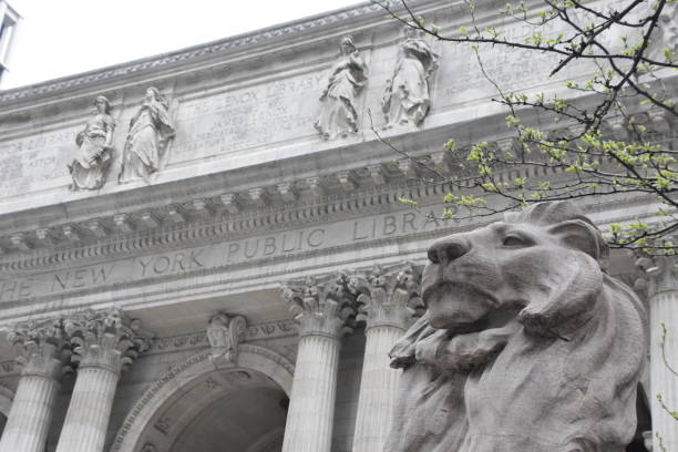 istock public library in New York 681922288