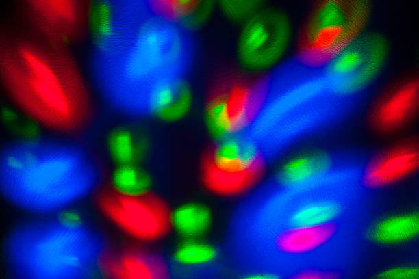 istock Abstract background of colored lights in a motion 681935260