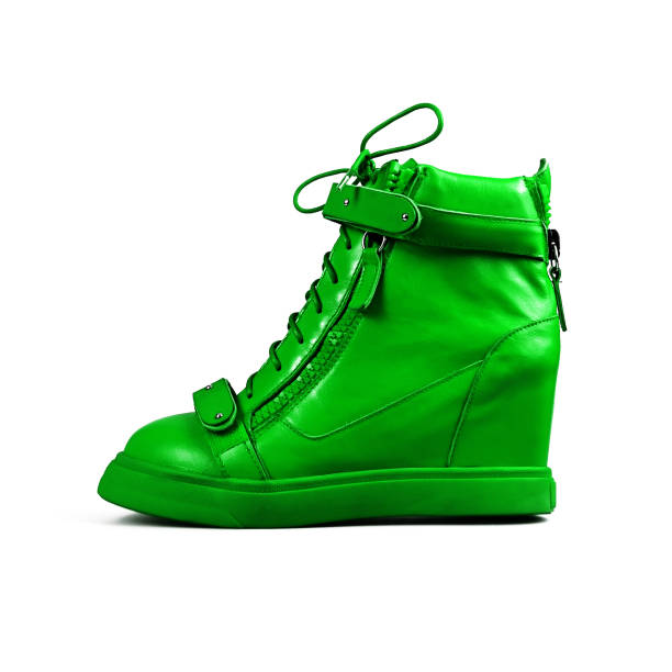 istock female shoes over white 681939558