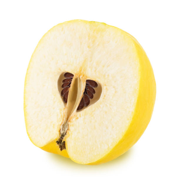 istock Half of ripe apple-quince isolated 681952058