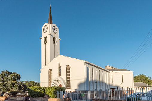 Bellville: The Dutch Reformed Church in Bellville, a city in the Cape Town metropolitan area