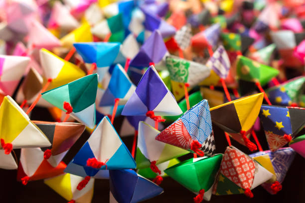 istock Colorful rhombus pendants 681970570