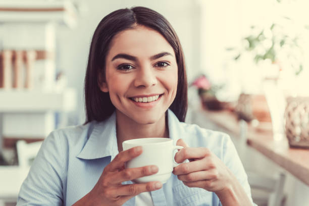 istock Girl in cafe 681975226