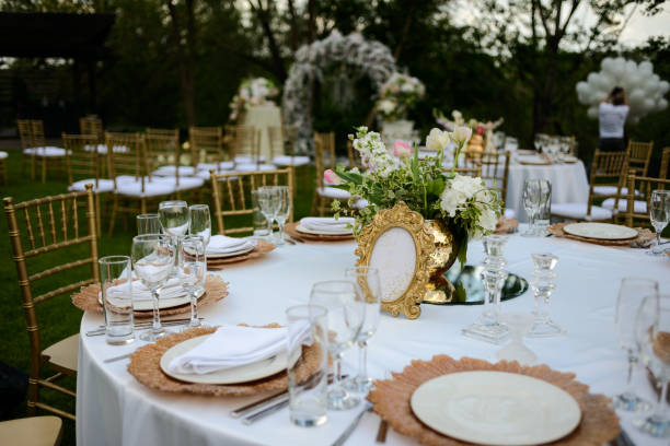 istock Original wedding floral decoration 681982688
