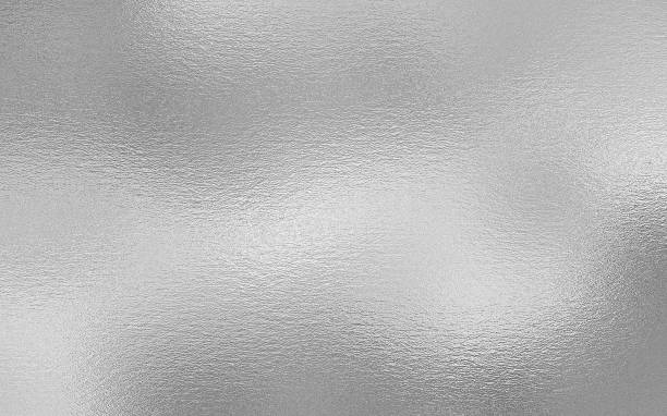 silver foil decorative texture background - silver paper imagens e fotografias de stock