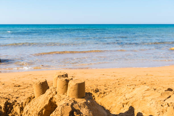 istock Sandcastle on Ramla bay on Gozo island, Malta 681984244