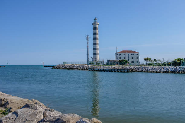 Lido di Jesolo - Jesolo beach-Venice-Italy. lighthouse