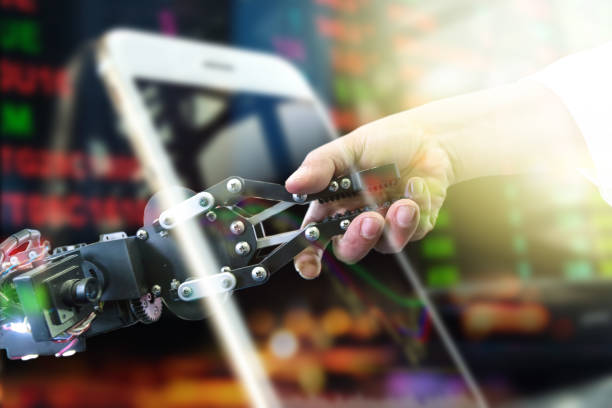 istock Image concept of software (Robot Trading System) used in the stock market that automatically submits trading by human intervention. 681990452