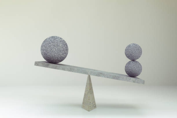 istock abstract geometric ball on balance board 681990776