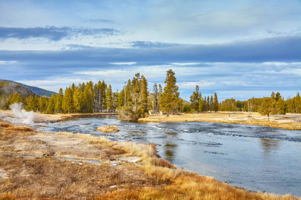 istock Autumn landscape in Yellowstone National Park. 681993940