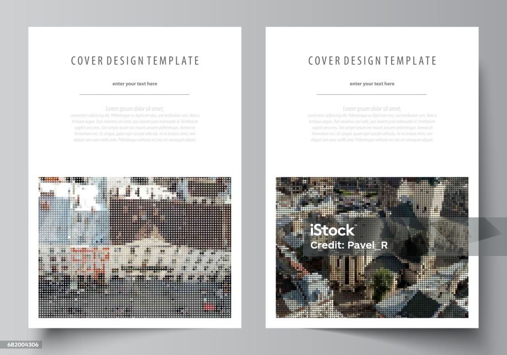 Cityscape Magazine Layout Business Templates For Brochure Magazine Flyer Report Cover Design ...