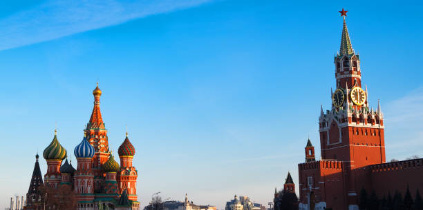 istock St Basil Cathedral and Kremlin in Red Square. Moscow, Russia 682004830