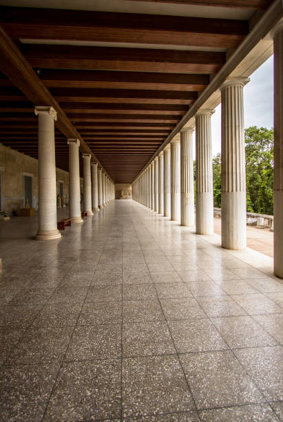 istock Restored Stoa of Attalos, Athens, Greece 682006274