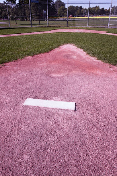 istock Dry Cracked Little League Baseball Sandlot Field Pitching Mound 682006448