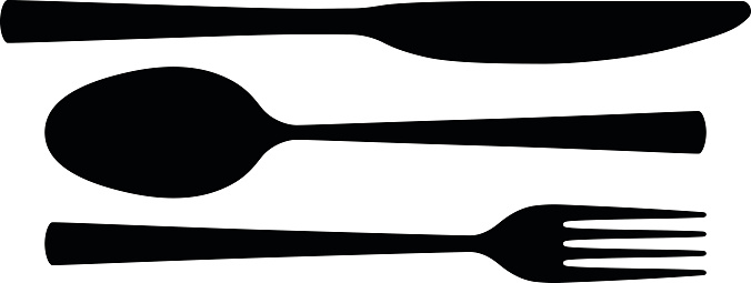 Cutlery silhouette.