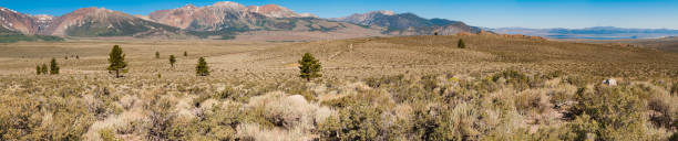 istock Eastern Sierra, mountains and lake panorama 682039558