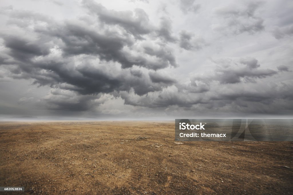 Desert Desert. Land Stock Photo