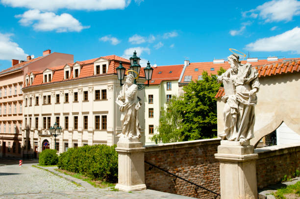 istock Statues near Saint Peter & Paul Cathedral - Brno - Czech Republic 682054496