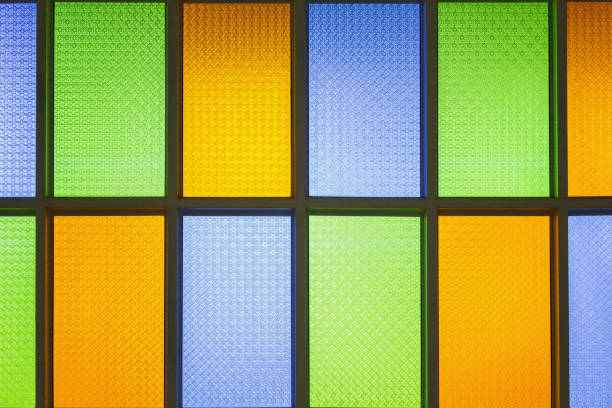 istock Colorful stain glass windows. 682060770
