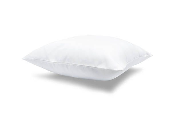 Comfortable pillow on isolated background with clipping path for your design. Comfortable pillow on isolated background with clipping path for your design. pillow stock pictures, royalty-free photos & images